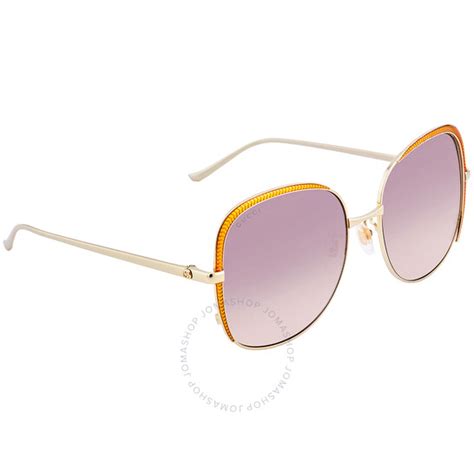 gucci 0400 frame|Gucci Rectangular Ladies Sunglasses GG0400S 002 58.